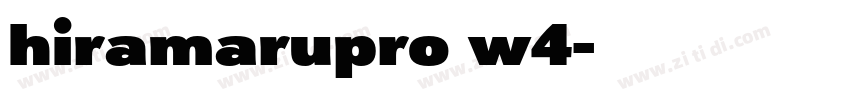 hiramarupro w4字体转换